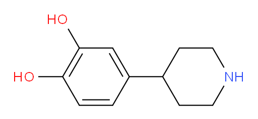 4-(piperidin-4-yl)benzene-1,2-diol