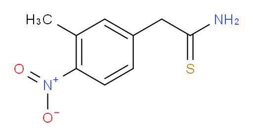 2-(3-methyl-4-nitrophenyl)ethanethioamide