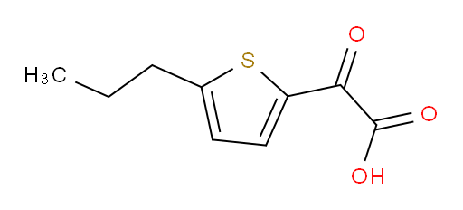 2-oxo-2-(5-propylthiophen-2-yl)acetic acid