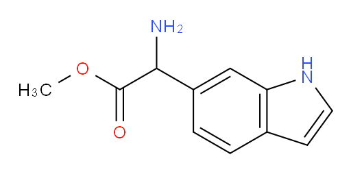 methyl 2-amino-2-(1H-indol-6-yl)acetate