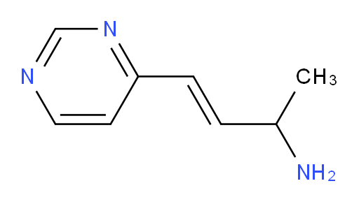 4-(pyrimidin-4-yl)but-3-en-2-amine