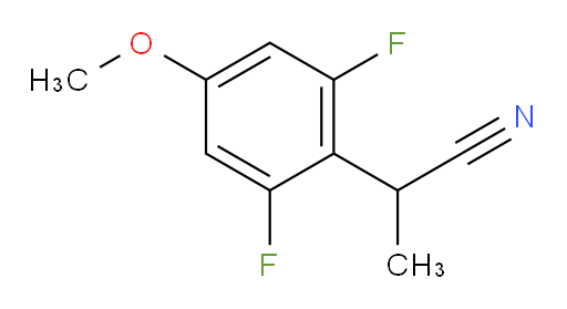 2-(2,6-difluoro-4-methoxyphenyl)propanenitrile