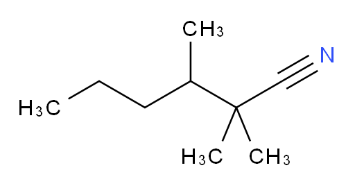 2,2,3-trimethylhexanenitrile