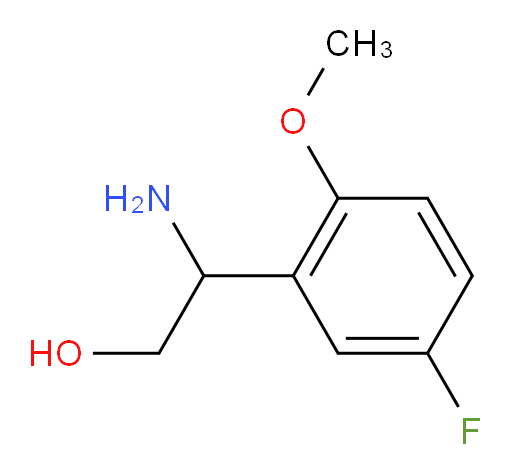 2-amino-2-(5-fluoro-2-methoxyphenyl)ethan-1-ol