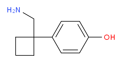 4-[1-(aminomethyl)cyclobutyl]phenol