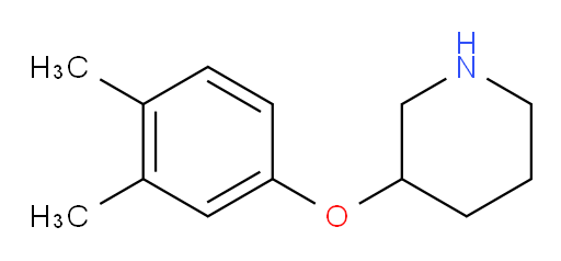 3-(3,4-dimethylphenoxy)piperidine