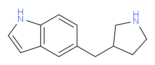 5-[(pyrrolidin-3-yl)methyl]-1H-indole
