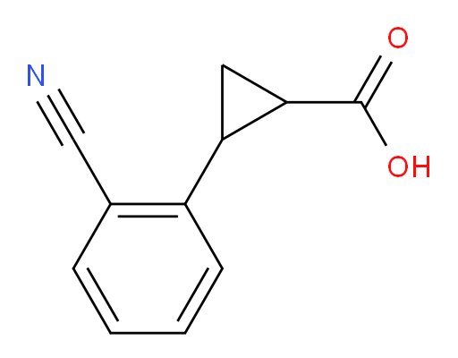 2-(2-cyanophenyl)cyclopropane-1-carboxylic acid