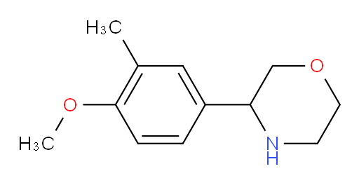 3-(4-methoxy-3-methylphenyl)morpholine