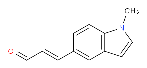 3-(1-methyl-1H-indol-5-yl)prop-2-enal