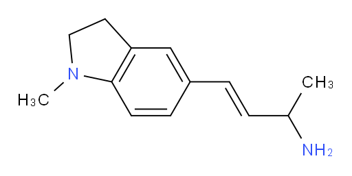 4-(1-methyl-2,3-dihydro-1H-indol-5-yl)but-3-en-2-amine
