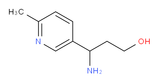 3-amino-3-(6-methylpyridin-3-yl)propan-1-ol