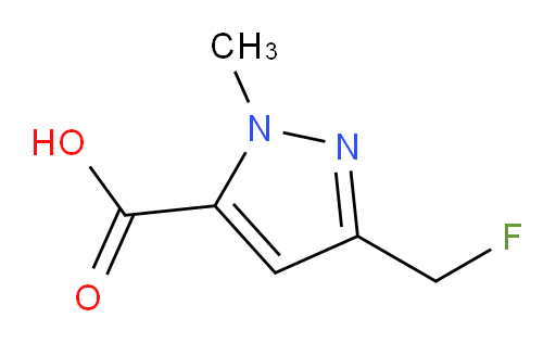 3-(fluoromethyl)-1-methyl-1H-pyrazole-5-carboxylic acid