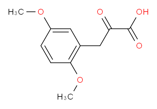 3-(2,5-dimethoxyphenyl)-2-oxopropanoic acid