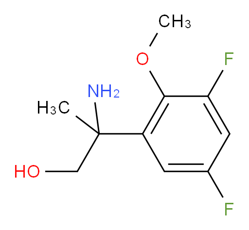 2-amino-2-(3,5-difluoro-2-methoxyphenyl)propan-1-ol