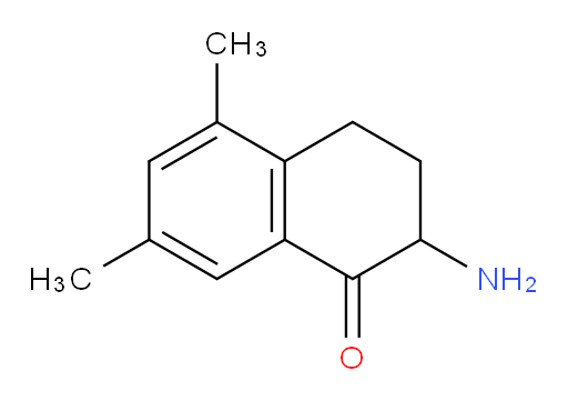 2-amino-5,7-dimethyl-1,2,3,4-tetrahydronaphthalen-1-one