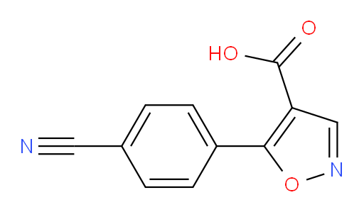 5-(4-cyanophenyl)-1,2-oxazole-4-carboxylic acid