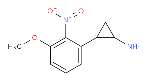 2-(3-methoxy-2-nitrophenyl)cyclopropan-1-amine