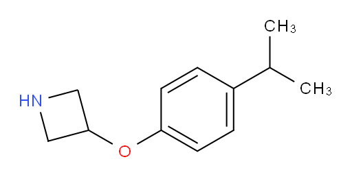 3-[4-(propan-2-yl)phenoxy]azetidine