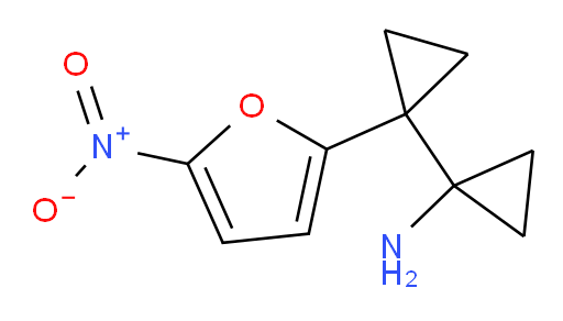 1-[1-(5-nitrofuran-2-yl)cyclopropyl]cyclopropan-1-amine