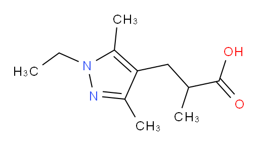 3-(1-ethyl-3,5-dimethyl-1H-pyrazol-4-yl)-2-methylpropanoic acid