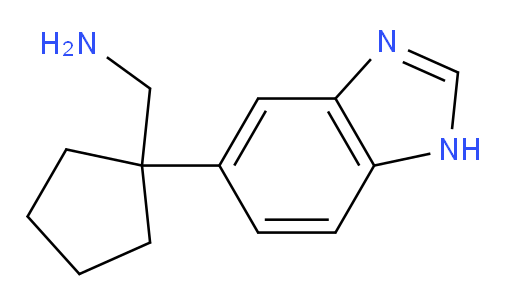[1-(1H-1,3-benzodiazol-5-yl)cyclopentyl]methanamine