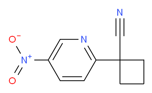 1-(5-nitropyridin-2-yl)cyclobutane-1-carbonitrile