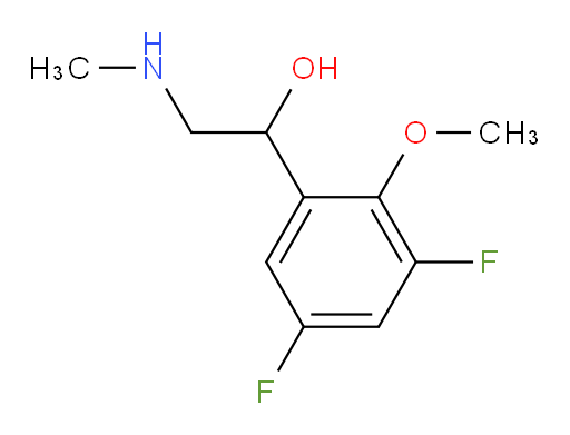 1-(3,5-difluoro-2-methoxyphenyl)-2-(methylamino)ethan-1-ol