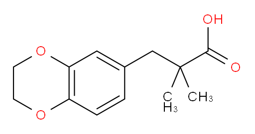 3-(2,3-dihydro-1,4-benzodioxin-6-yl)-2,2-dimethylpropanoic acid