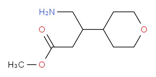 methyl 4-amino-3-(oxan-4-yl)butanoate