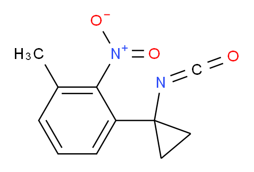 1-(1-isocyanatocyclopropyl)-3-methyl-2-nitrobenzene