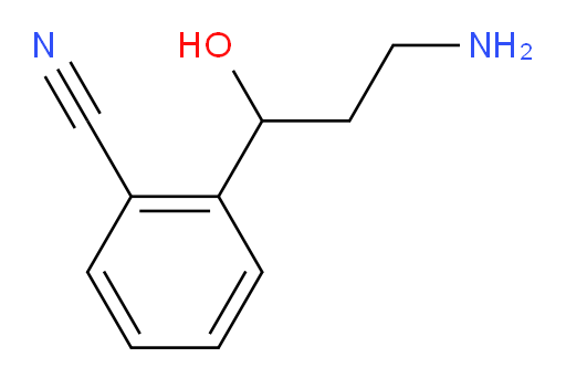 2-(3-amino-1-hydroxypropyl)benzonitrile