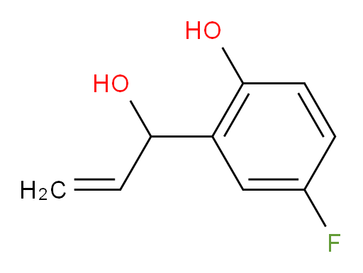 4-fluoro-2-(1-hydroxyprop-2-en-1-yl)phenol