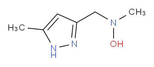 N-methyl-N-[(5-methyl-1H-pyrazol-3-yl)methyl]hydroxylamine