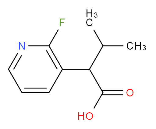 2-(2-fluoropyridin-3-yl)-3-methylbutanoic acid