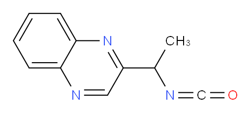 2-(1-isocyanatoethyl)quinoxaline