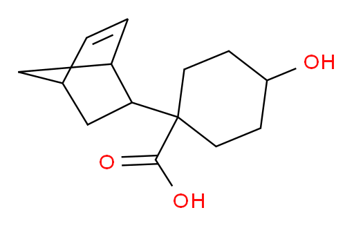 1-{bicyclo[2.2.1]hept-5-en-2-yl}-4-hydroxycyclohexane-1-carboxylic acid
