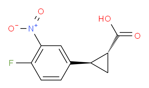 rac-(1R,2R)-2-(4-fluoro-3-nitrophenyl)cyclopropane-1-carboxylic acid