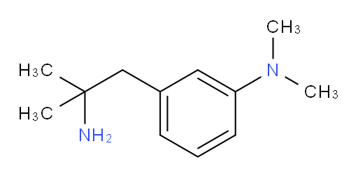 3-(2-amino-2-methylpropyl)-N,N-dimethylaniline