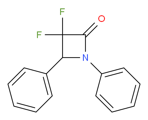 3,3-difluoro-1,4-diphenylazetidin-2-one