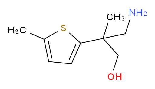 3-amino-2-methyl-2-(5-methylthiophen-2-yl)propan-1-ol