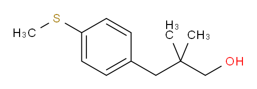 2,2-dimethyl-3-[4-(methylsulfanyl)phenyl]propan-1-ol