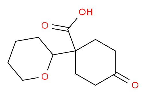 1-(oxan-2-yl)-4-oxocyclohexane-1-carboxylic acid