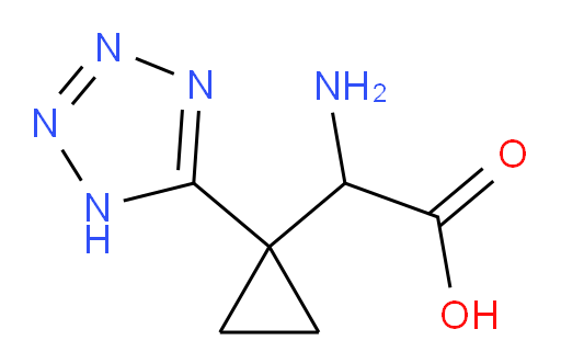 2-amino-2-[1-(1H-1,2,3,4-tetrazol-5-yl)cyclopropyl]acetic acid