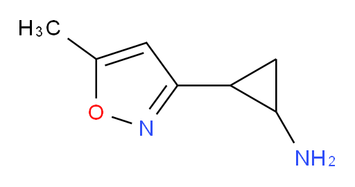 2-(5-methyl-1,2-oxazol-3-yl)cyclopropan-1-amine