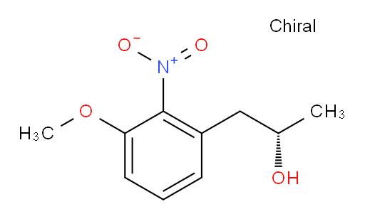 (2S)-1-(3-methoxy-2-nitrophenyl)propan-2-ol