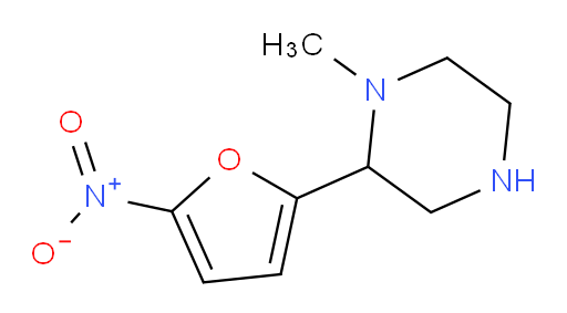1-methyl-2-(5-nitrofuran-2-yl)piperazine