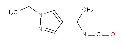 1-ethyl-4-(1-isocyanatoethyl)-1H-pyrazole