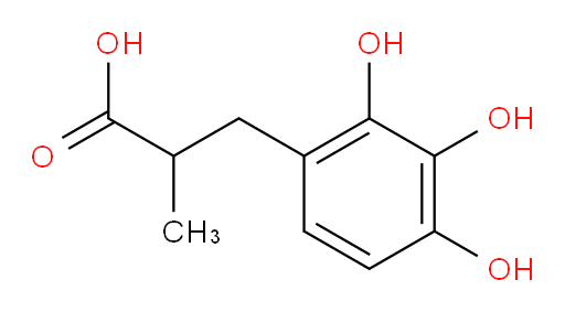 2-methyl-3-(2,3,4-trihydroxyphenyl)propanoic acid