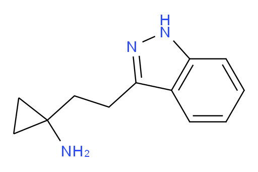 1-[2-(1H-indazol-3-yl)ethyl]cyclopropan-1-amine